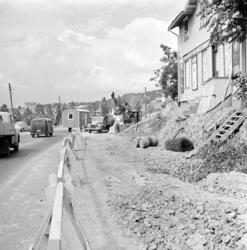 Trondhjemsveien ved Lunden. Juli 1962