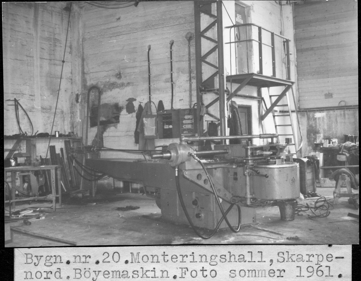 Bygg nr. 20 ved LMV - monteringshall