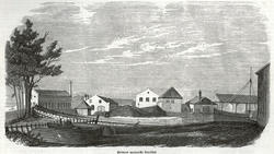 Holmens mekaniske Værksted. [papirkunst]