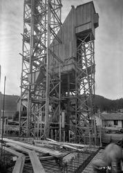 I. C. Piene & Søn i Buvika. Oppstart bygging av kornsilo