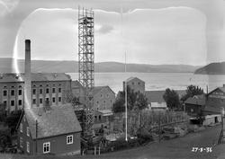 I. C. Piene & Søn i Buvika. Oppstart bygging av kornsilo