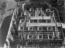 I. C. Piene & Søn i Buvika. Støping av ny kornsilo