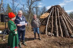 Åpning av Daniel Mortensons vinterboplass ved Kjerran på Val