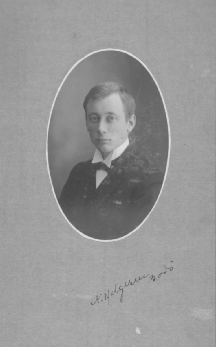 Album med portrettbilder. Albumet har tilhørt Aksel Konrad Mikkola og hans hustru Kathinka Marie, f. Mikkelsen. Det er nå i Solbjørg Mikkolas eie. Navnene til de portretterte er for en stor del ukjente, men mange er fra Neiden og Sør-Varanger. Kathinka kom opprinnelig fra Lofoten, og en del av bildene viser hennes familie i Nordland