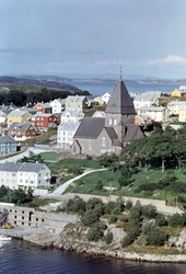 Foto fra Nordlandet og Nordlandet Kirke i Kristiansund. Foto