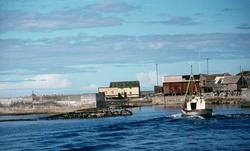 Foto fra fiskeværet Grip i Kristiansund kommune. Fotograf er