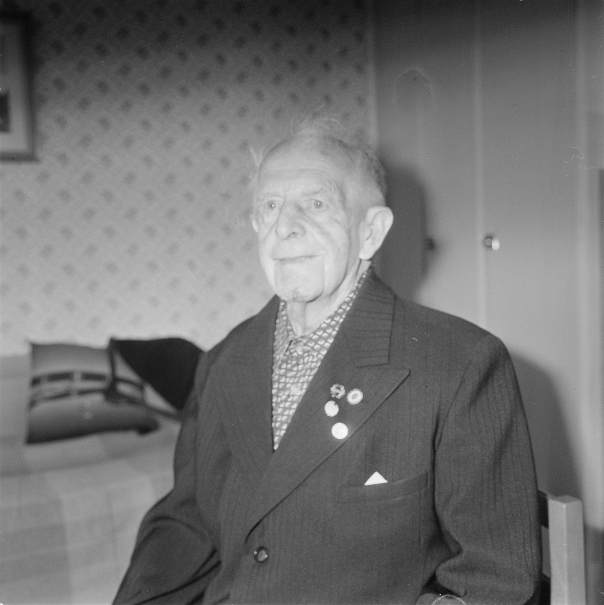 W O Bryngelsson 90 år, Tierp, Uppland
