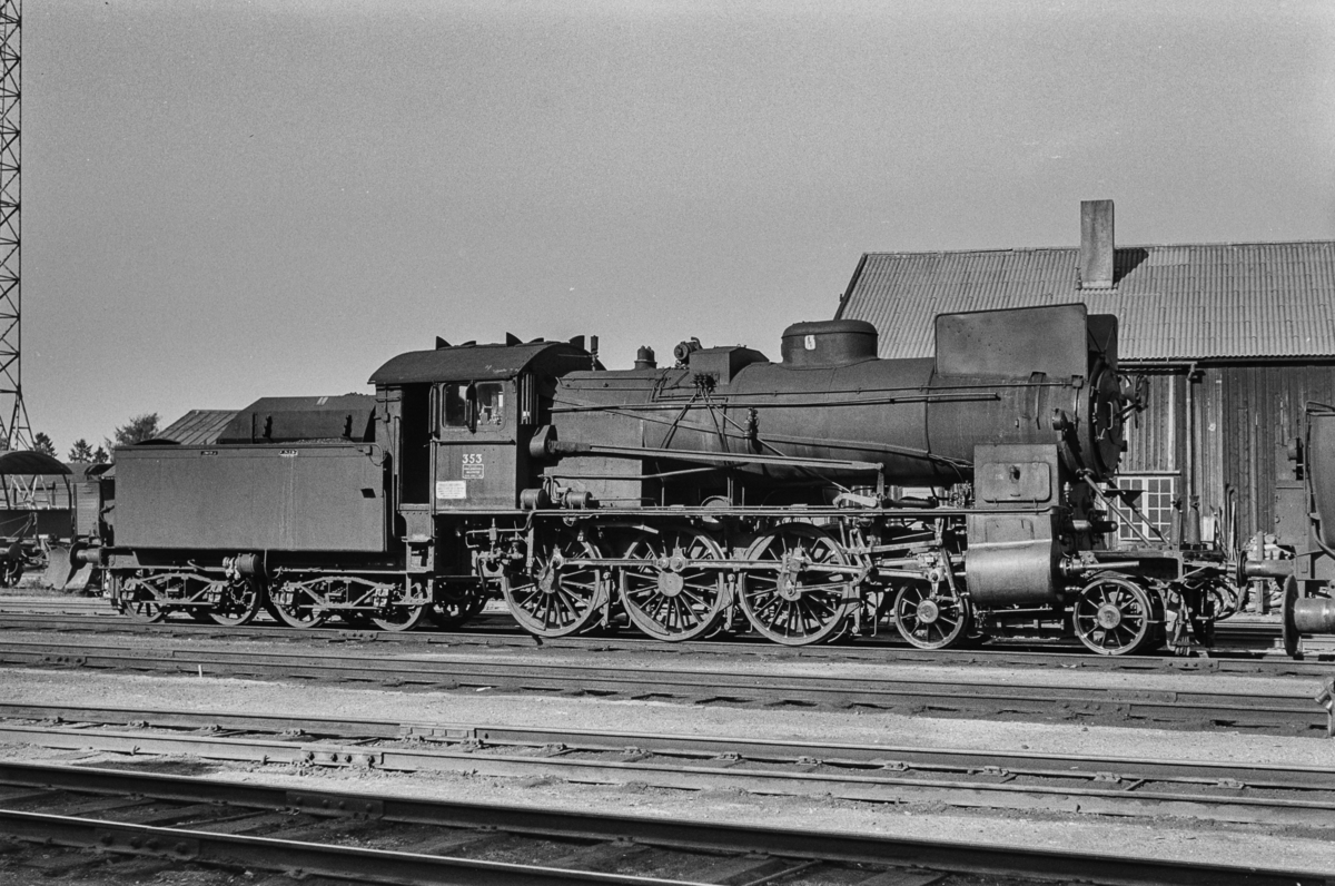 Utrangert damplokomotiv type 30b nr. 353.