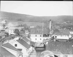 Repro: Bybilde tatt østover fra taket på Victoria hotell.