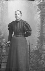 Portrett. Kvinne. Helfigur. Johanne Moen