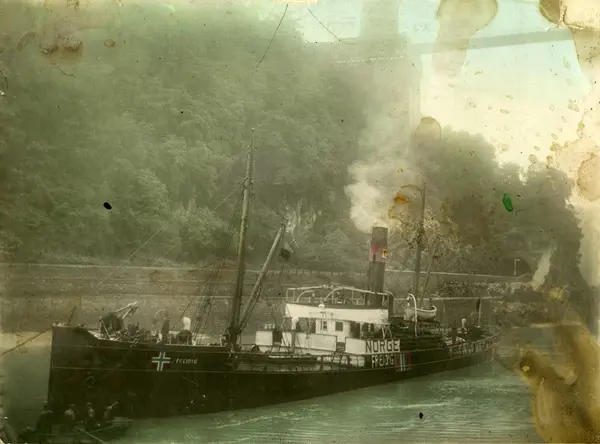 D/S 'Freidig' (b. 1882) med nøytralitetsmerke under 1. verde