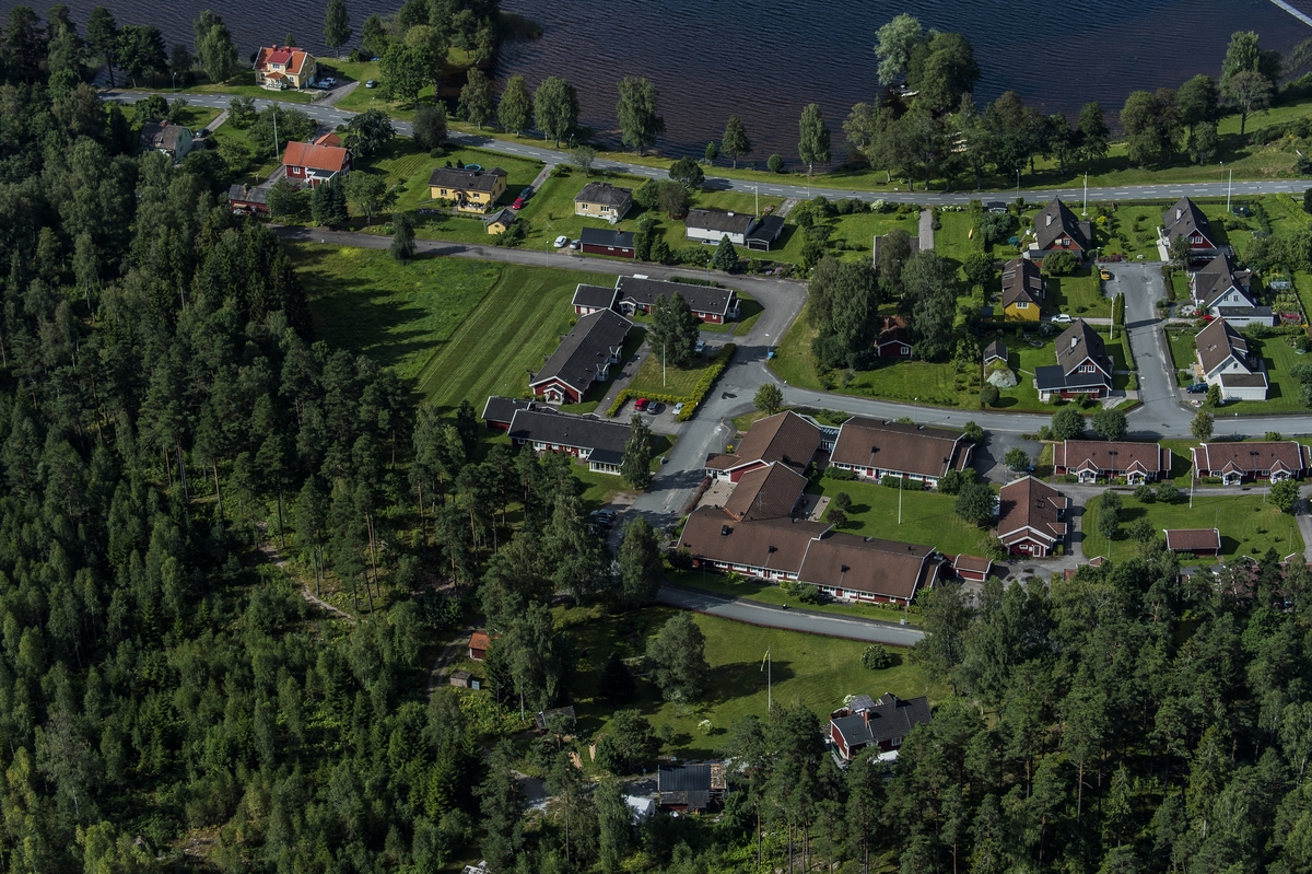Flygfoto över Ramkvilla i Vetlanda kommun.