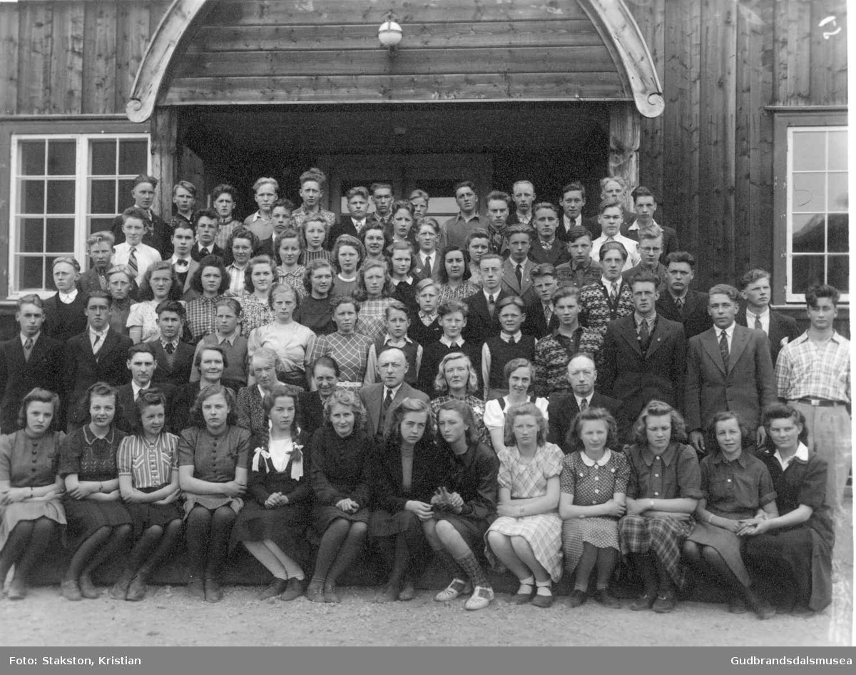 Lom og Skjåk realskule/gymnas 1942/1943