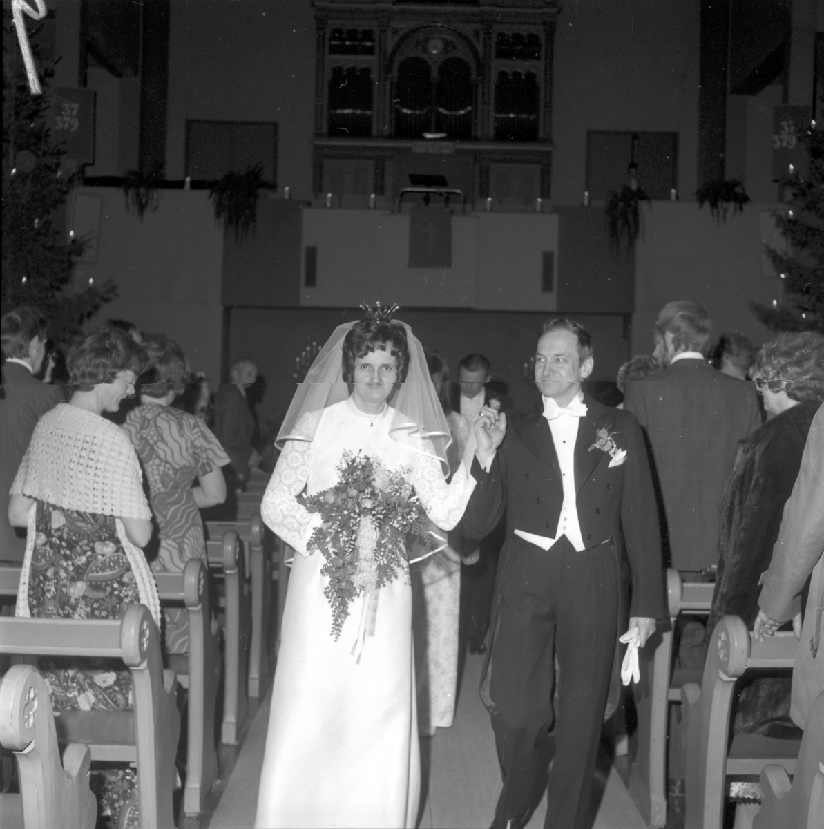 Alvenhags bröllop med bröllopsfest. Den 29 december 1972
