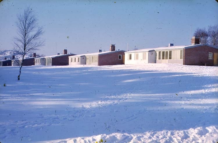 Hösten 1961. Söbacken. Vinterbild.