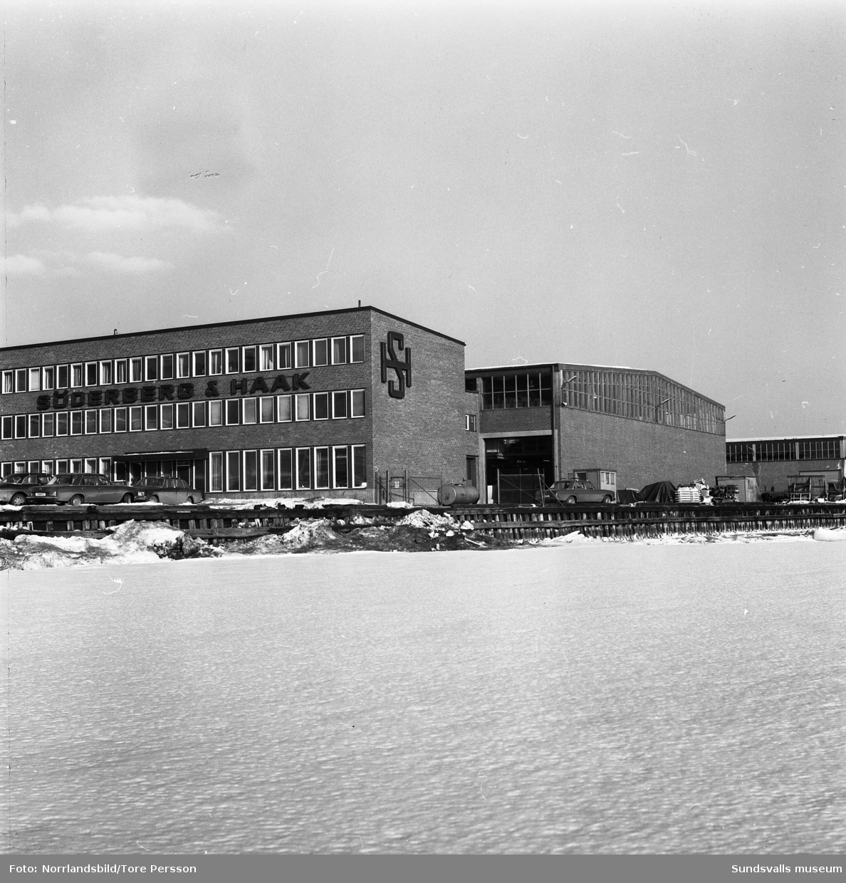 Söderberg & Haak, industribyggnader på Norra kajen.