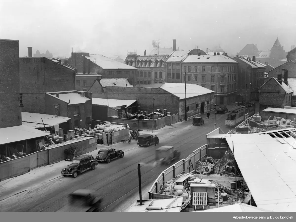 Vognmannsgata. Desember 1949