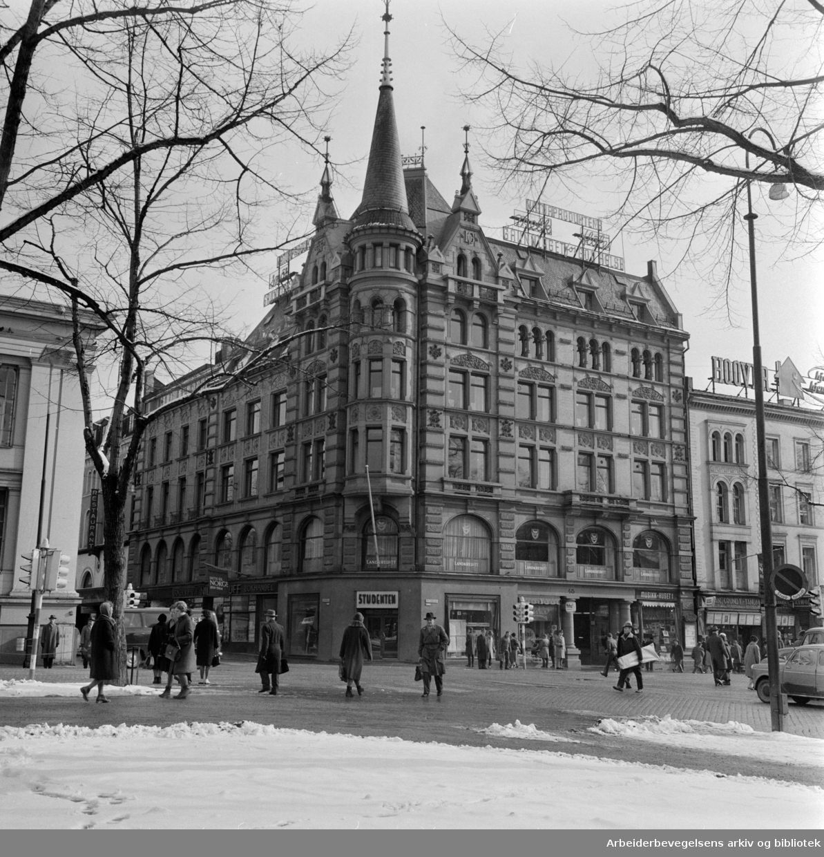 Karl Johans gate 45. April 1963