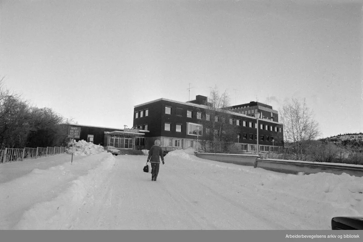 Kjelsås. Tandbergs Radiofabrikk. Januar 1978