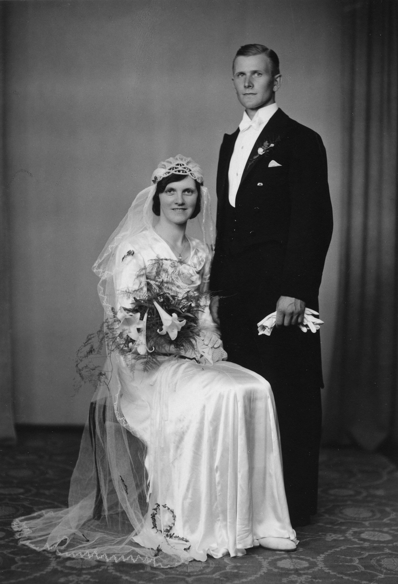 Brudebilde fra 1936.