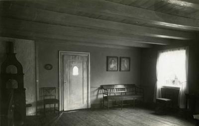 Interiør i Barthegården på Norsk Folkemuseum. 1930. (Foto/Photo)