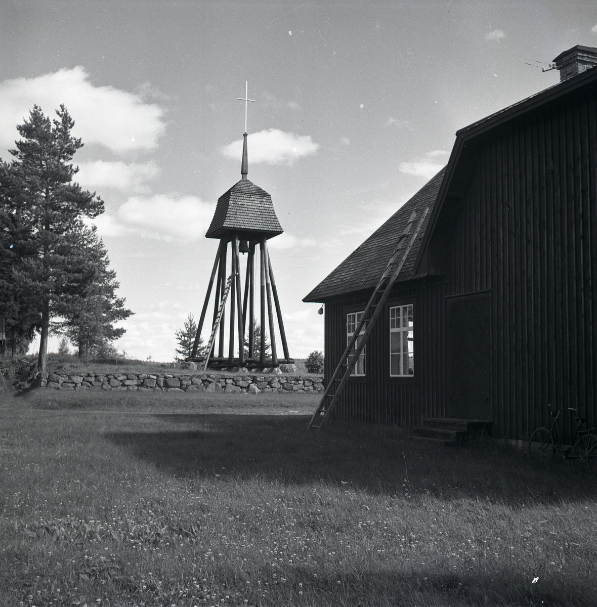 En klockstapel i Norsjö.