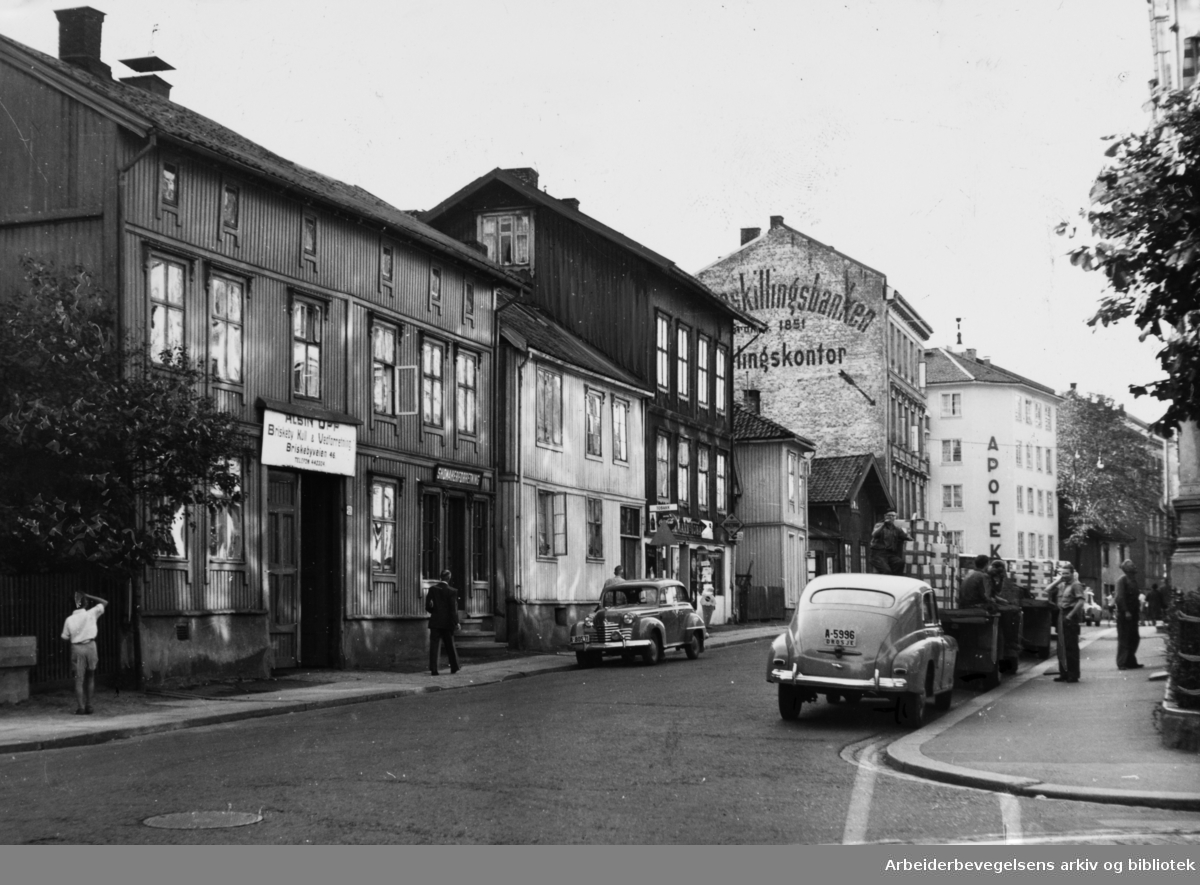 Briskebyveien. Februar 1956