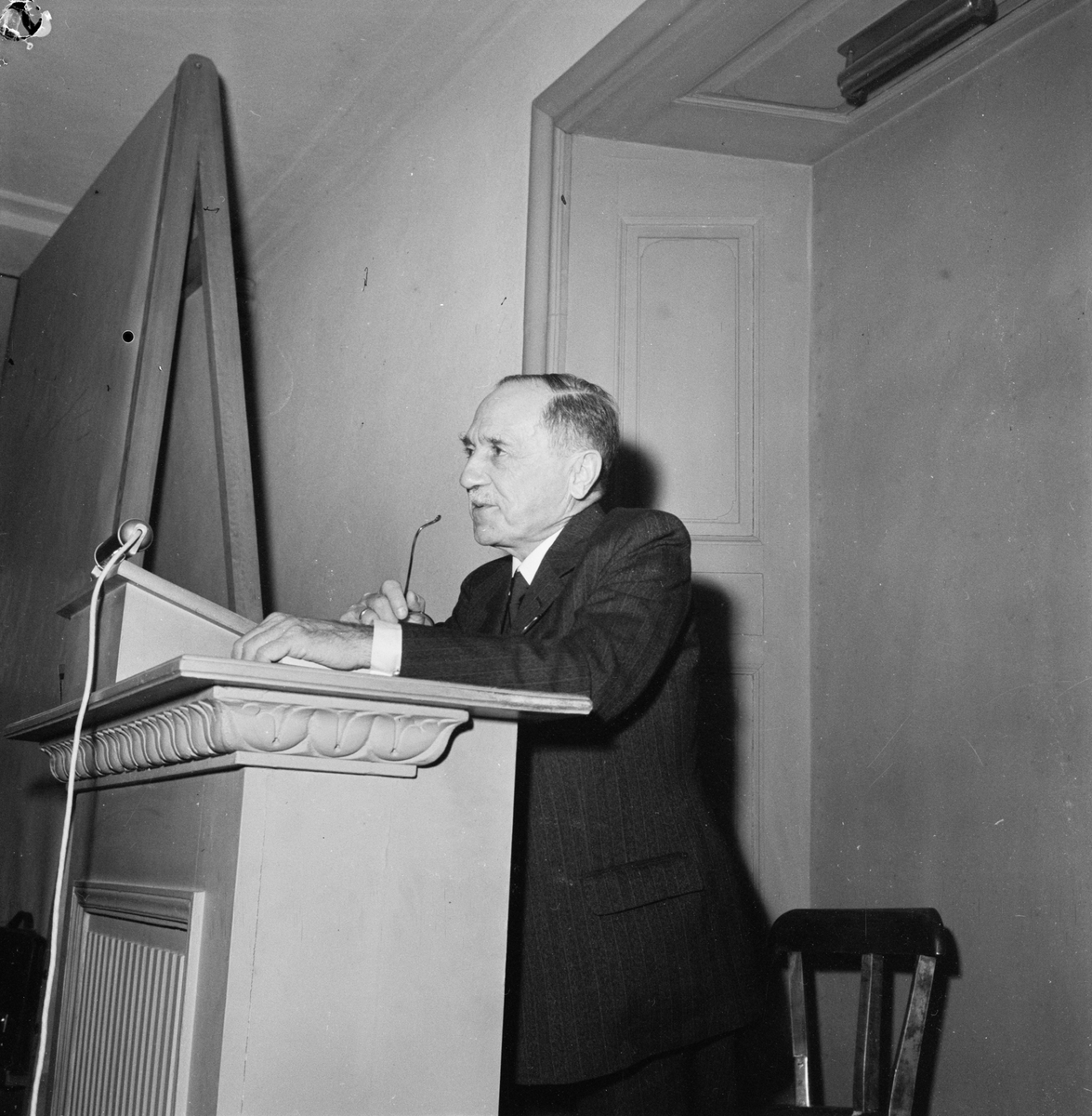 Doktor Rudolf Bultmann, Uppsala, oktober 1947