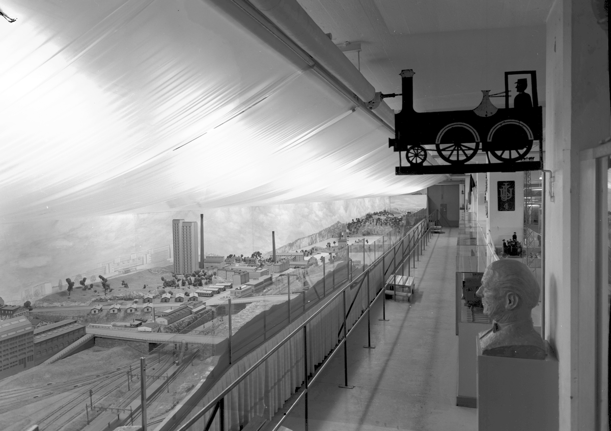 Järnvägsmuseum. Modellbygge