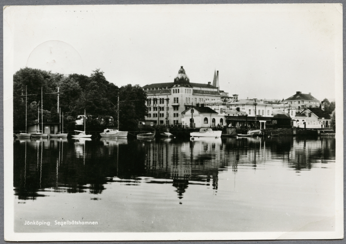 Segelbåtshamnen i Jönköping.