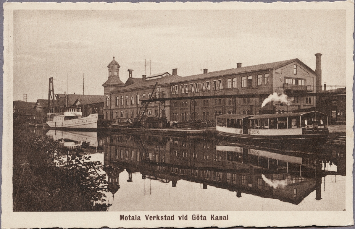 Motala verkstad vid Götakanal.