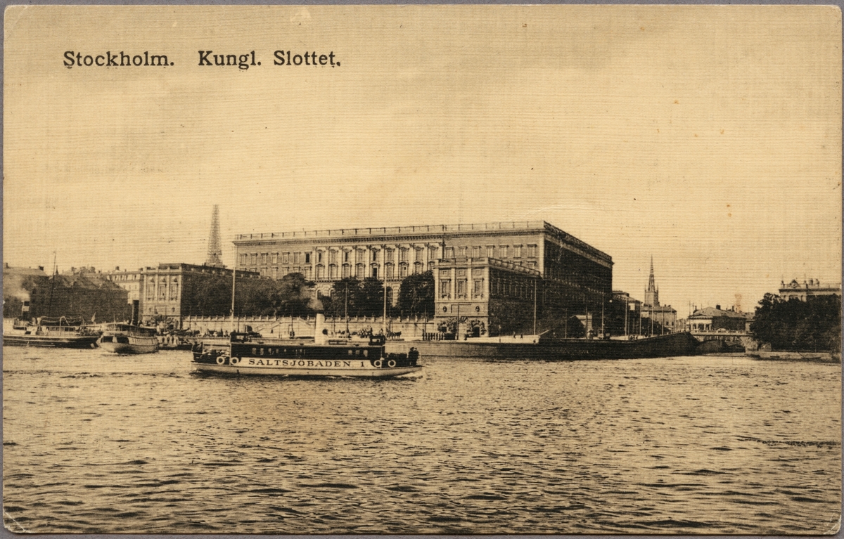 Stockholm, med Kungliga Slottet.