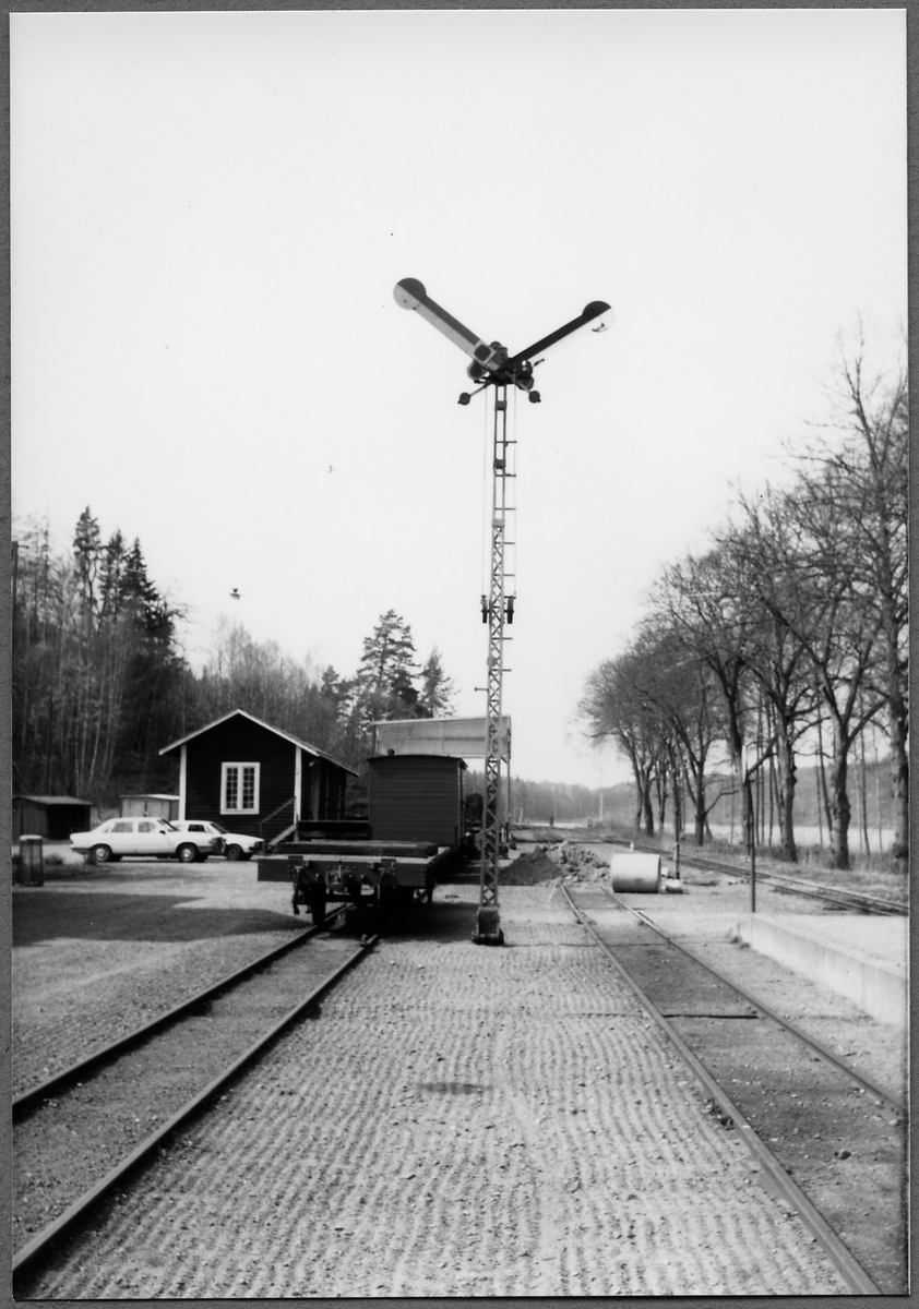 T-semafor på Verkebäck bangård.