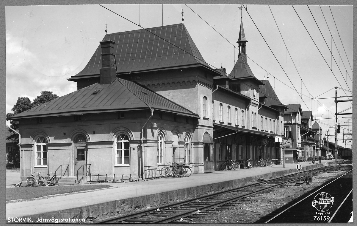 Storvik Järnvägsstation.
