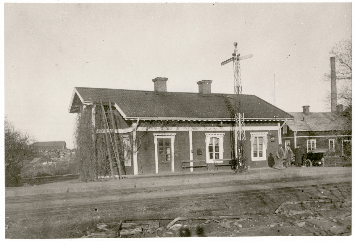 Faringe gamla station omkring 1914
