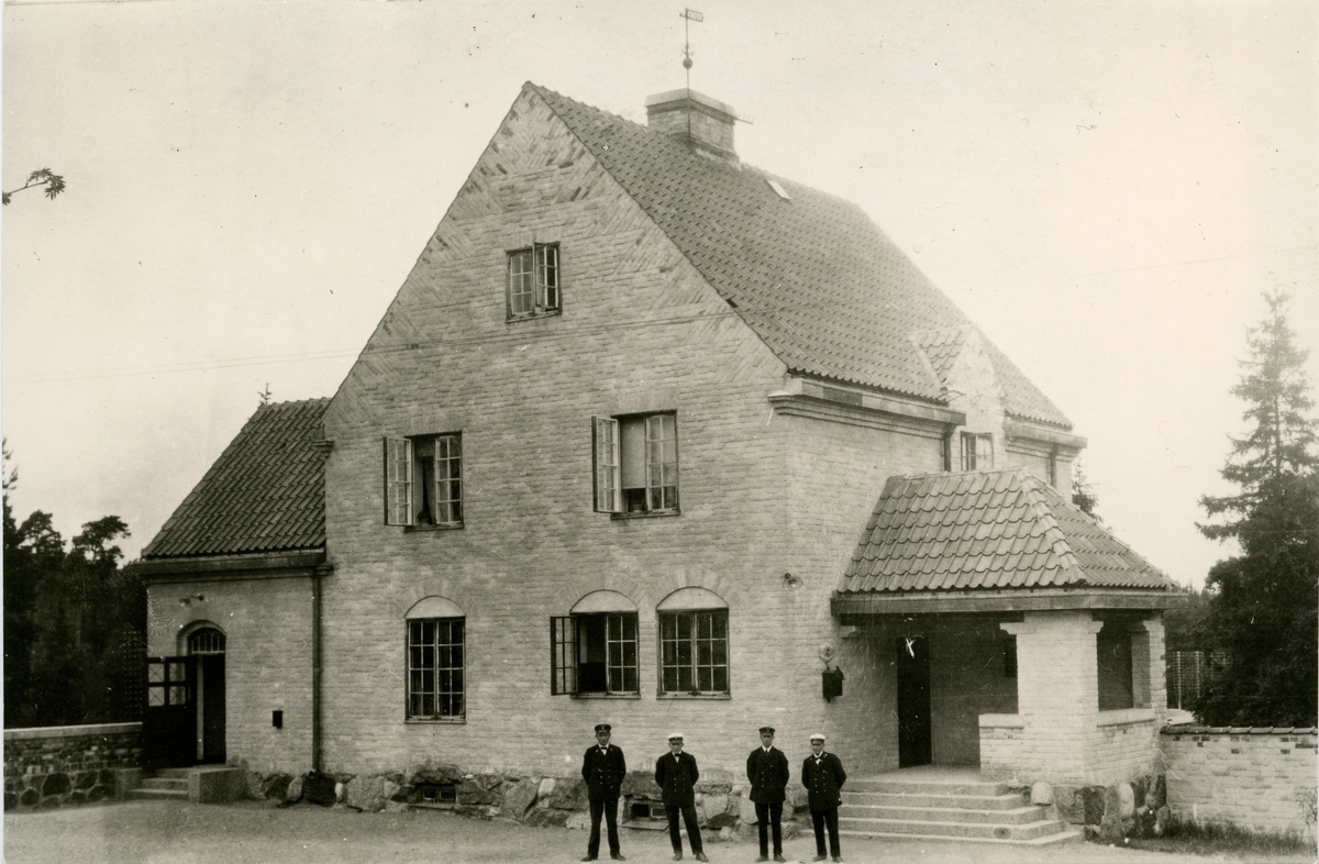 Stuvsta järnvägsstation. - Järnvägsmuseet / DigitaltMuseum