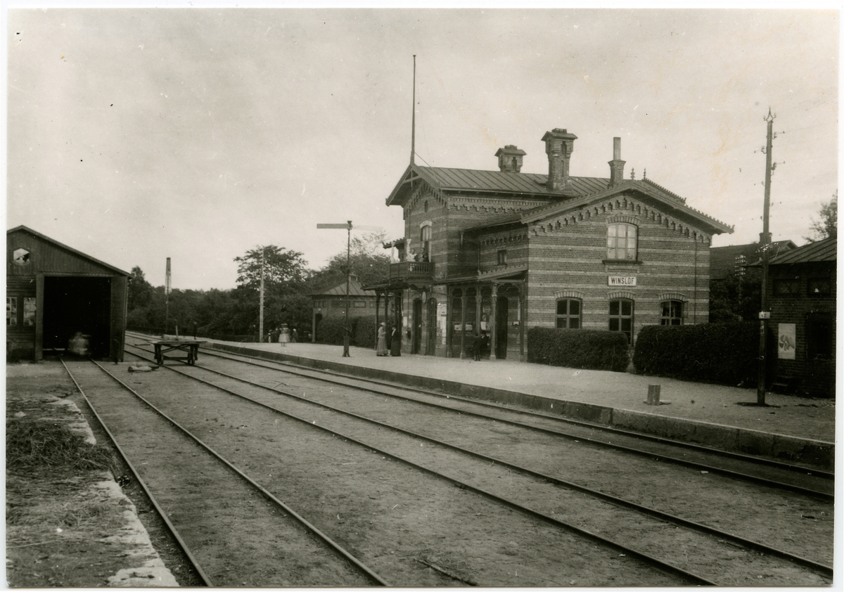 Vinslöv station år 1905.