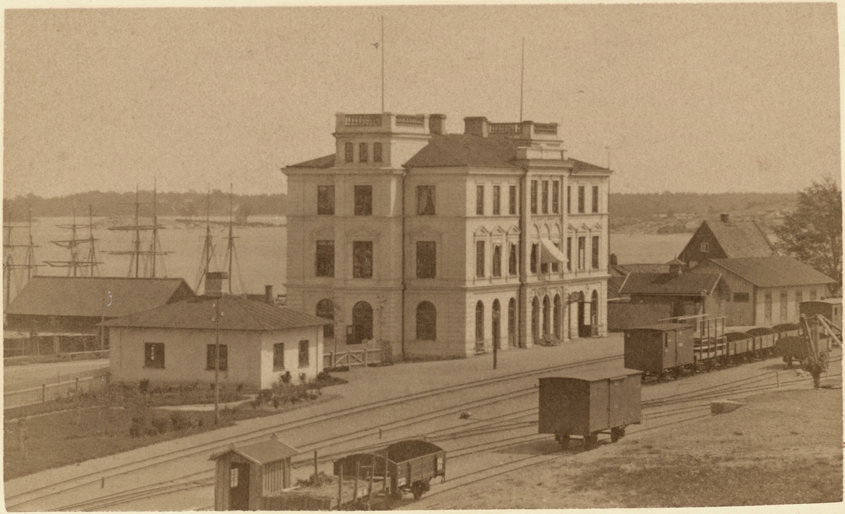 Stationshuset där Major Pelle Petterson familj bodde fr 1879 - 1882