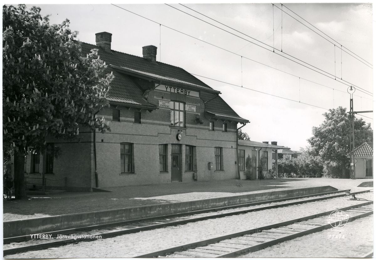 Ytterbys järnvägsstation.