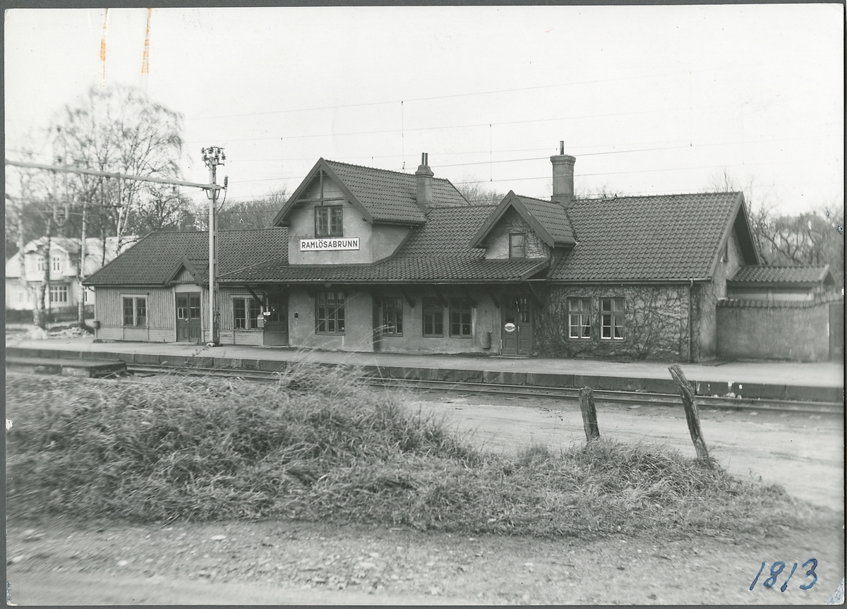 Ramlösa Brunns gamla stationshus.