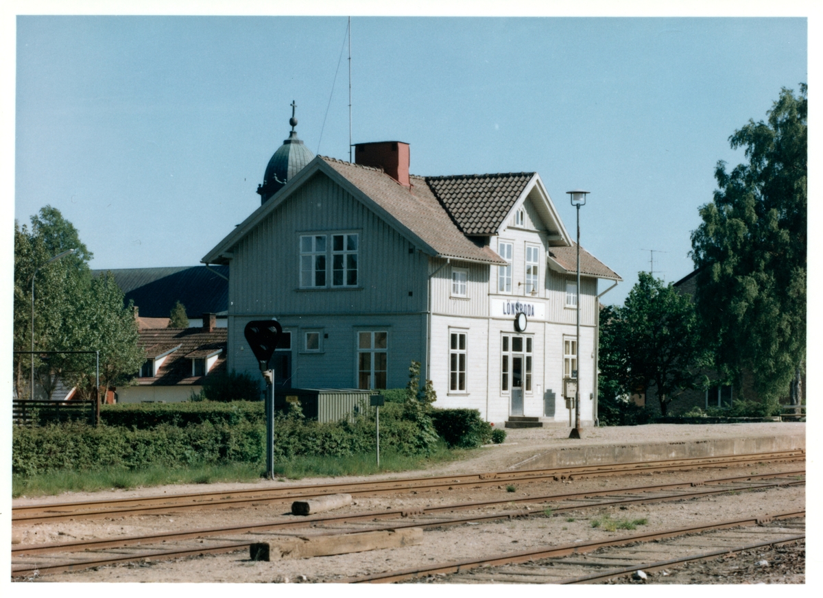 Lönsboda station.