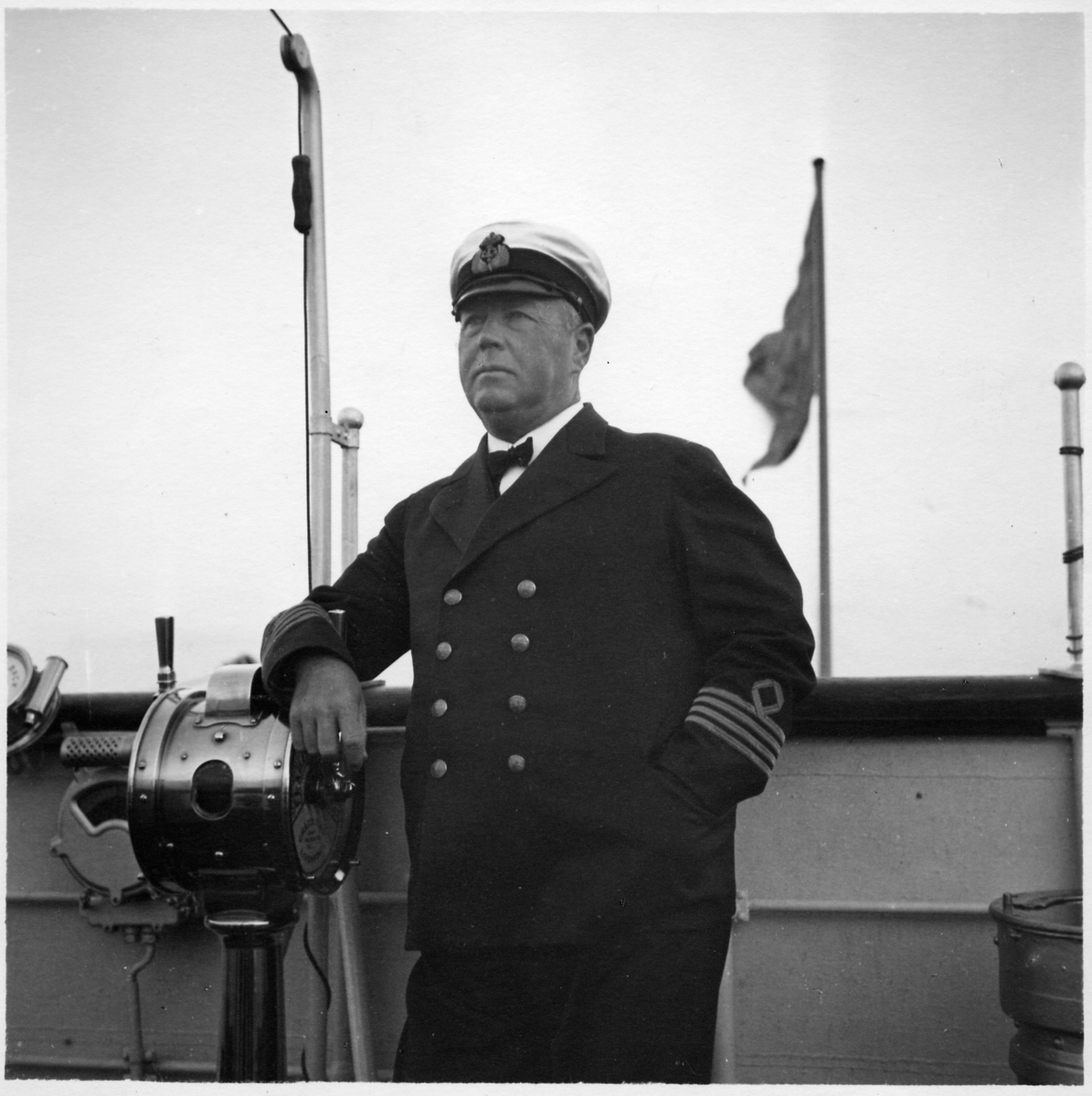 Kapten Arvedson på S/S "Konung Gustav V".