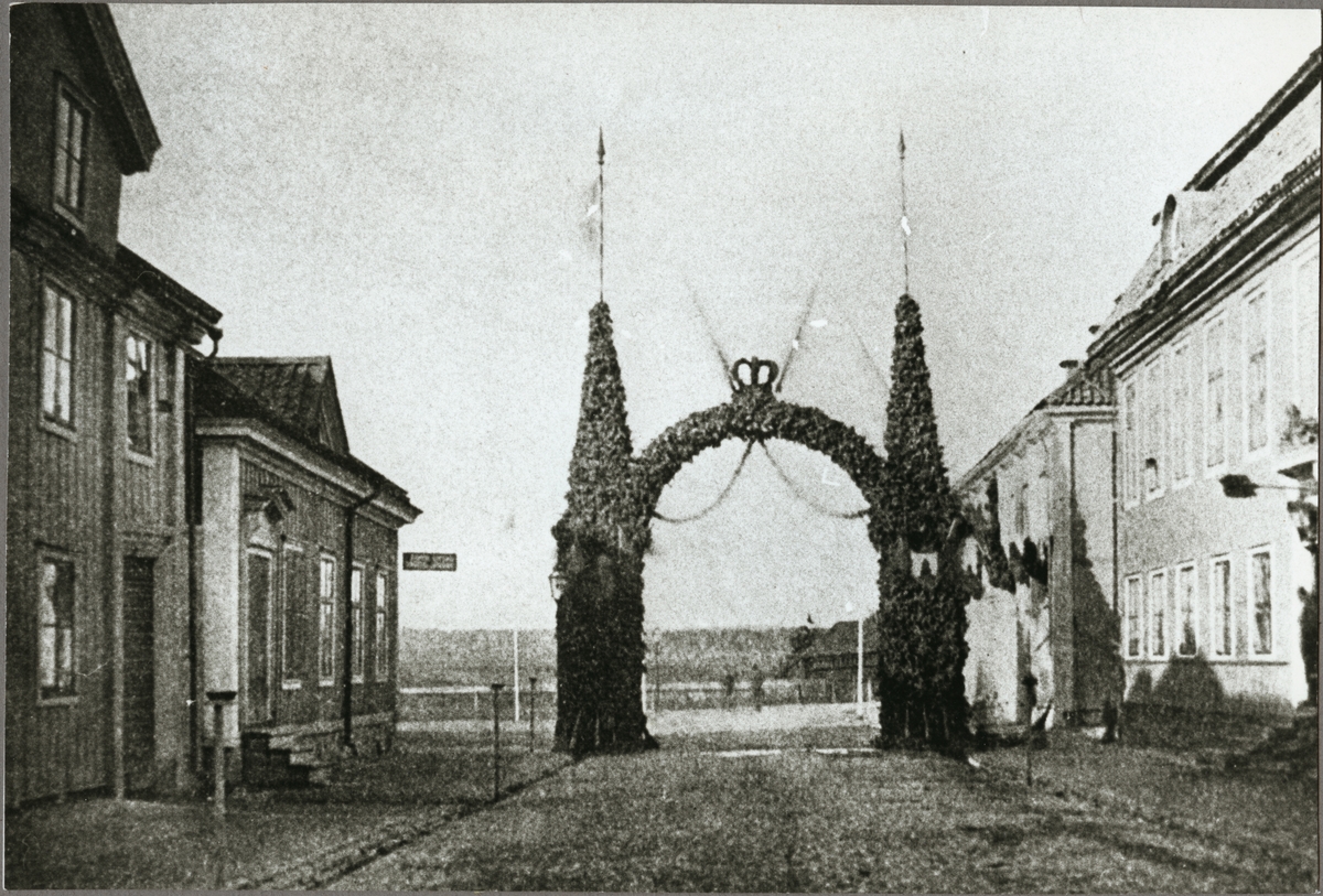 Bild från invigningen av Oxelösund - Flen - Västmanlands Järnväg, OFWJ i Nyköping.