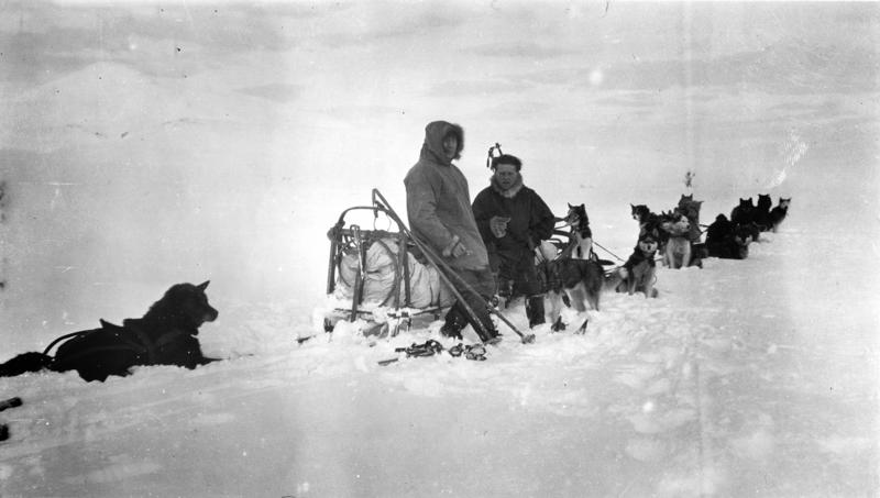 Roald Amundsen og Leonhard Seppala, 1923 (Foto/Photo)