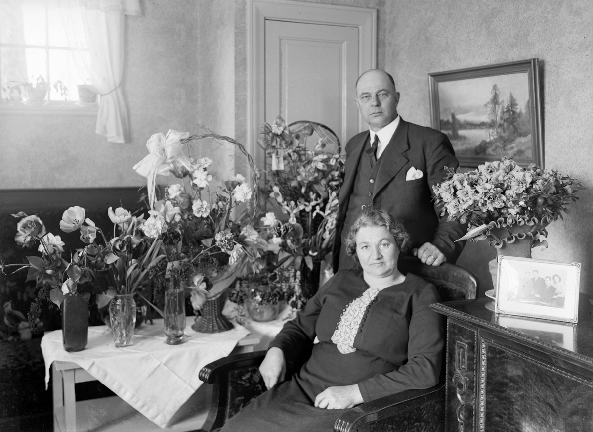 Herr och fru Ridderborg. Foto maj 1941.