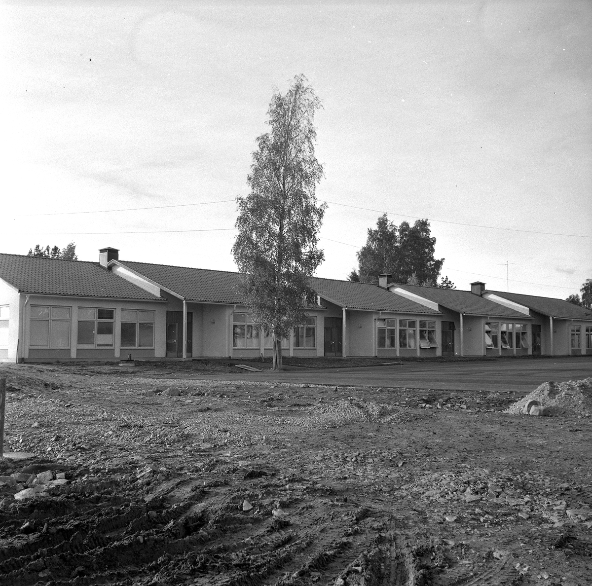 Ny skola i Glanshammar.
12 september 1958.