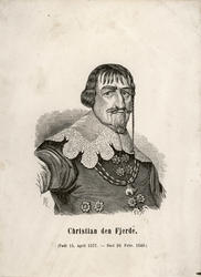 Christian den Fjerde, / (født 15. April 1577. - Død 28. Febr