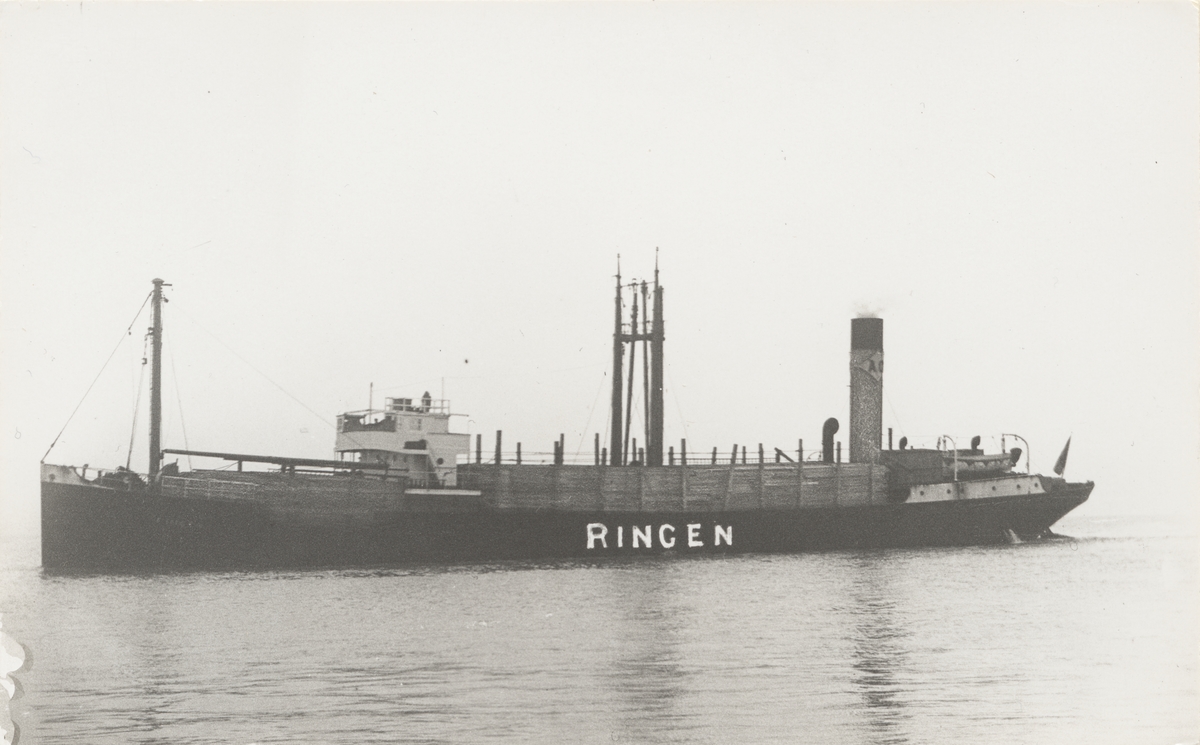 D/S 'Ringen' (ex. 'S. E. Calvert', 'Loosedrecht')(b.1917, N.V. Burgerhout’s Maschinefabriek en Scheepswerf, Rotterdam, Nederland.
