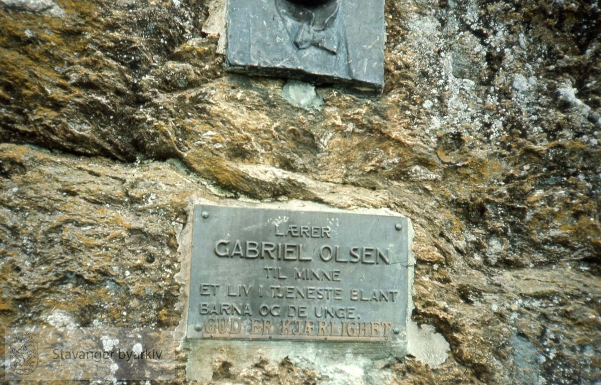 Gabriel Olsen.Relieff av erik Haugland