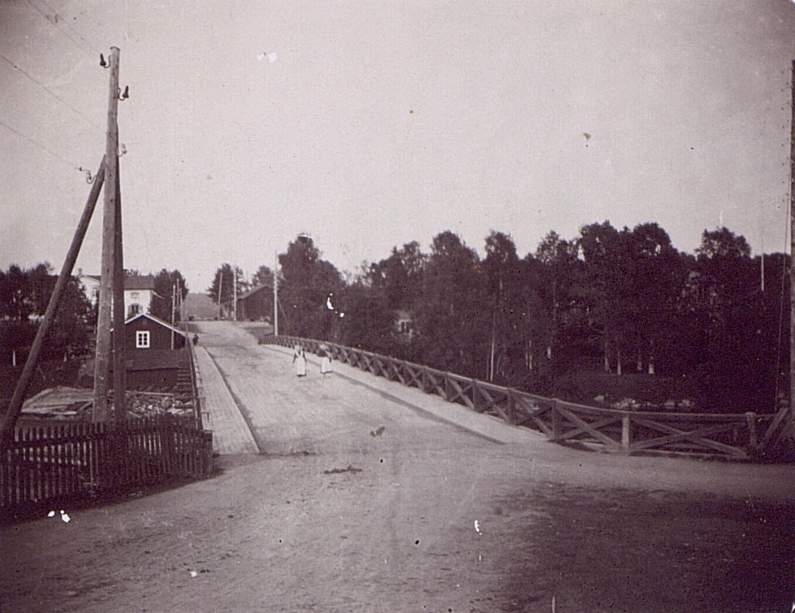 Byske telefonnät och station år 1900.